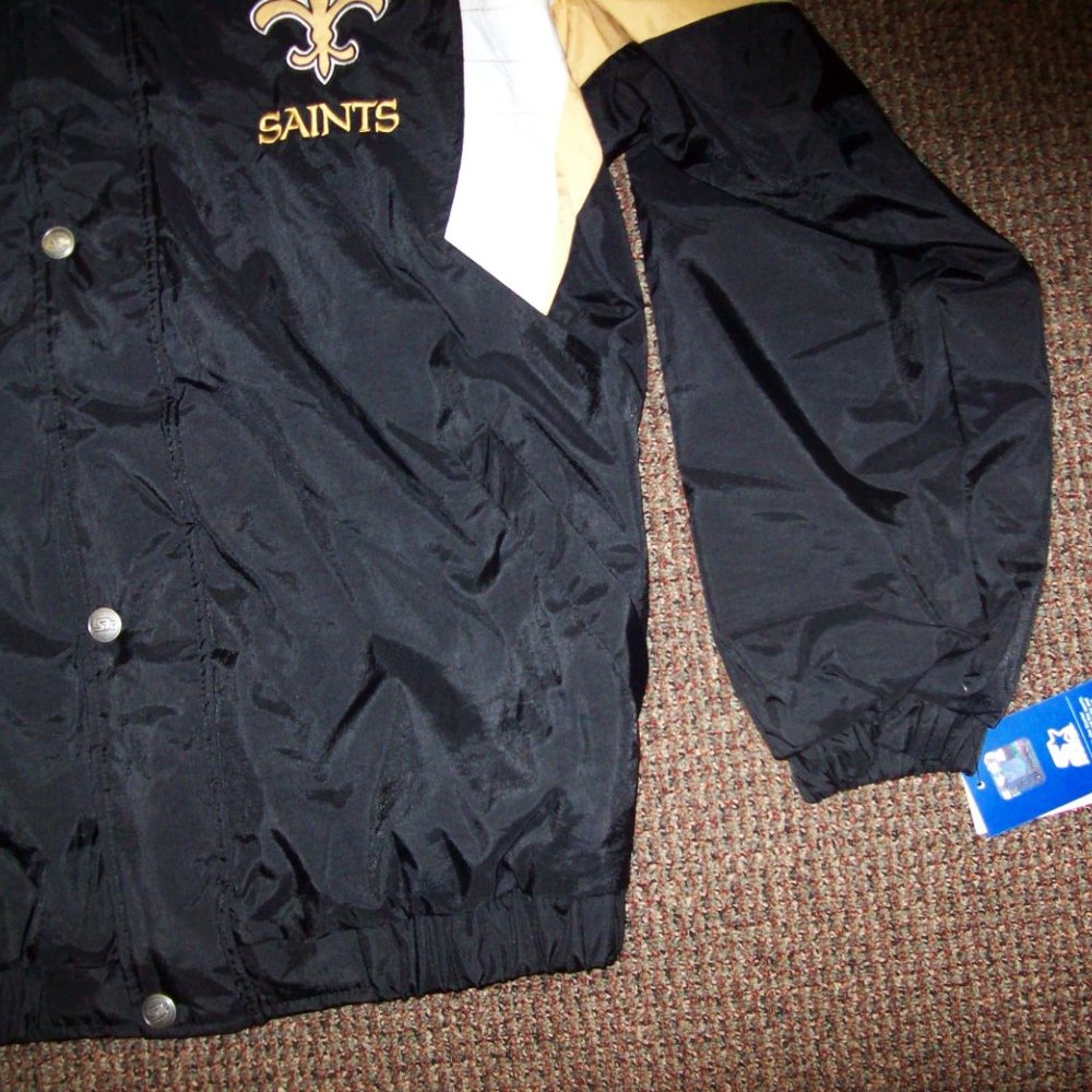 NEW ORLEANS SAINTS STARTER NFL Hooded Jacket - Picture 8 of 13